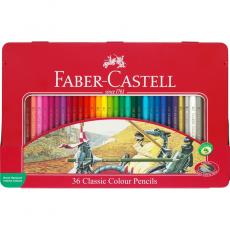 FABER-CASTELL 36色彩铅铁盒装